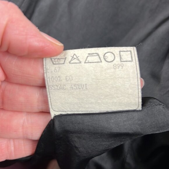 Solo Jazz  Italian Long Black Corduroy Blazer - Picture 6 of 10